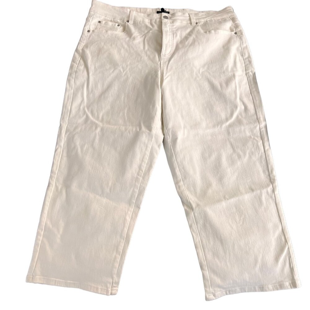 NWT Universal Standard Bae Boyfriend Crop Denim Jeans Size 20